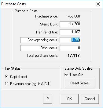 Purchase Costs